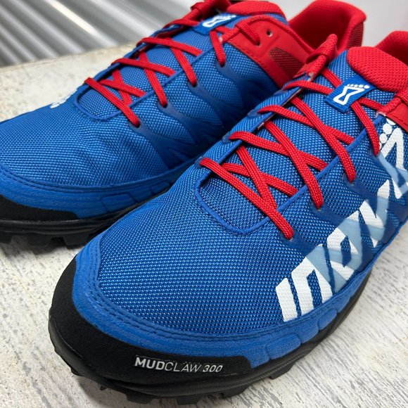 Inov-8 MUDCLAW 300 (Unisex): Master Muddy Trails in Blue/Red Domination - Picture 3 of 7